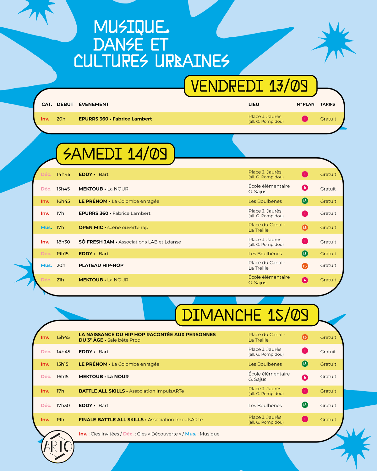 Parcours Musique, danse et cultures urbaines