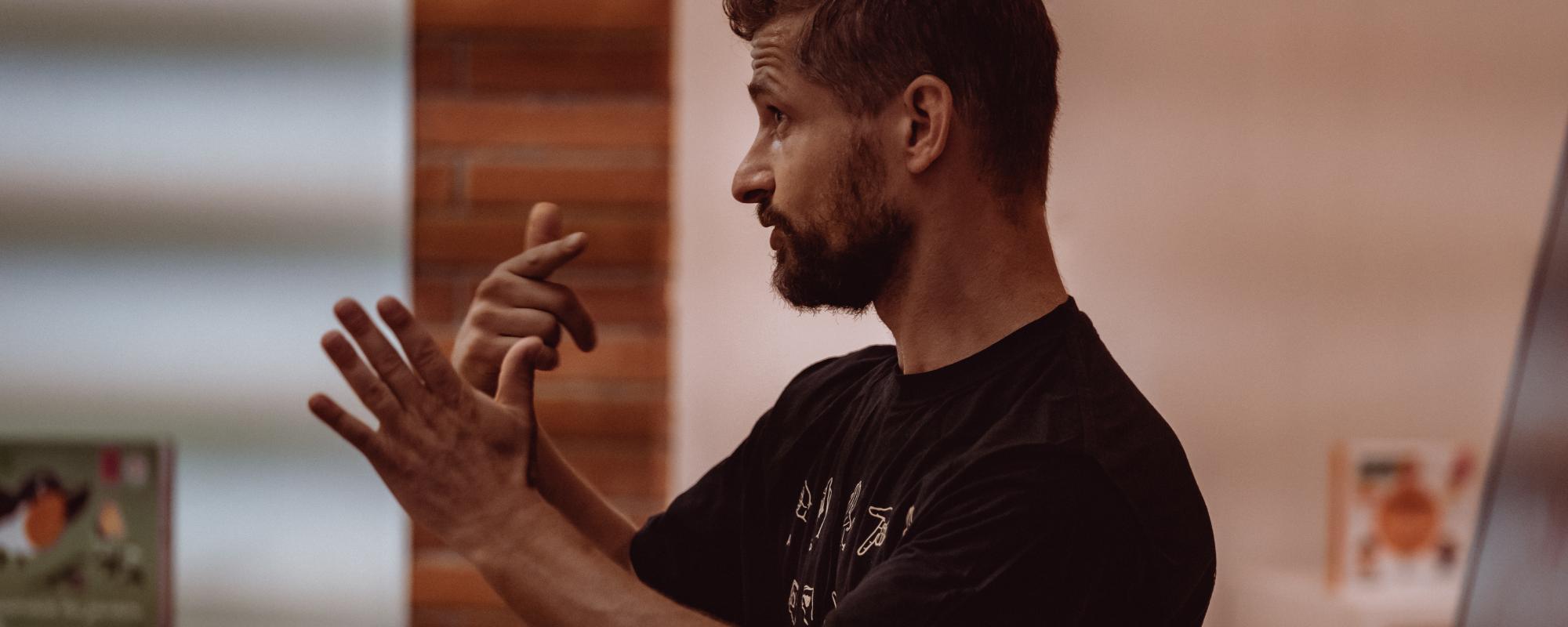 Photo de l'atelier d’initiation à la langue des signes