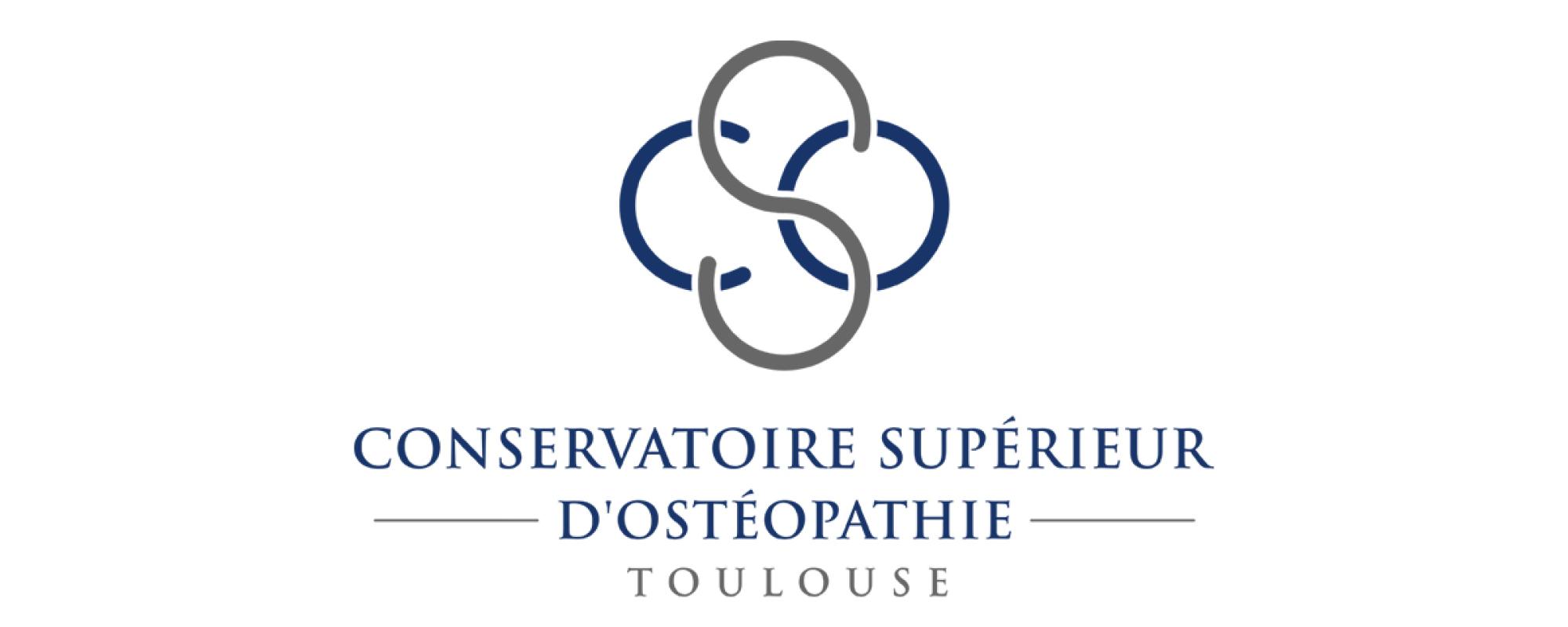 Logo du conservatoire supérieur d'ostéopathie de Toulouse