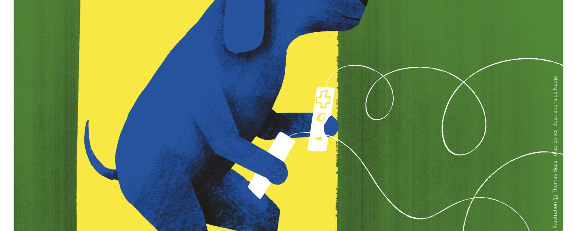 ANNULÉ - Chien bleu - Visuel 1