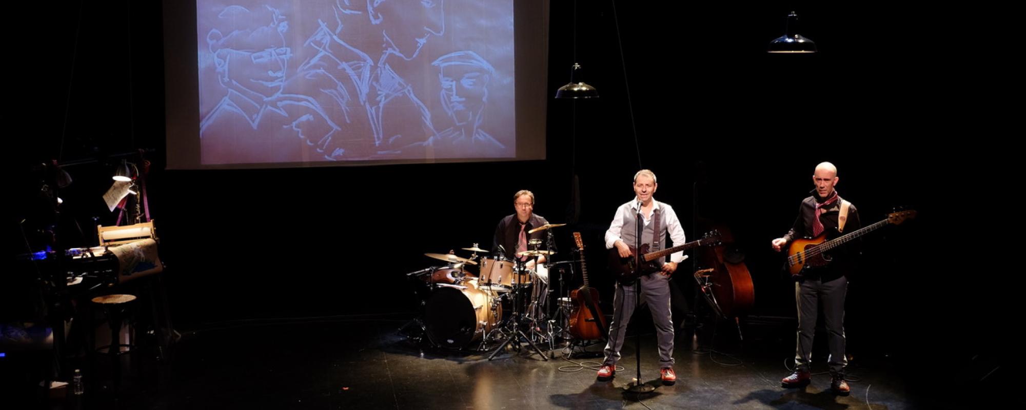 Visuel spectacle Noir sur blanc © Sylvain Lubac