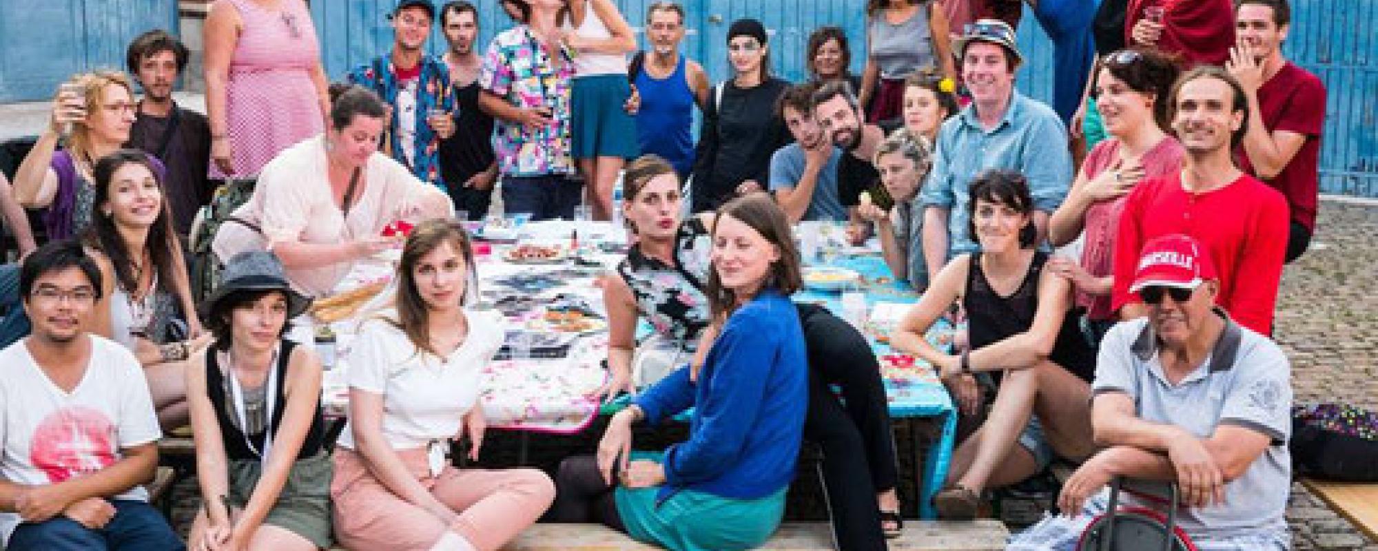 Visuel Je me suis réfugiée là, là, là / Crédit DR